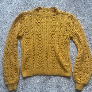 Lauren Conrad Gold/Yellow Crewneck Sweater